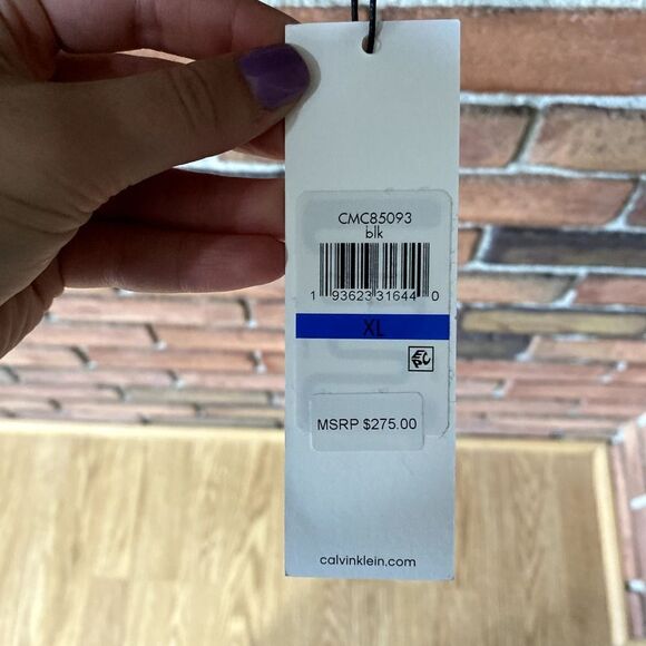 Calvin Klein Bomber Jacket Black XL - Picture 2 of 12